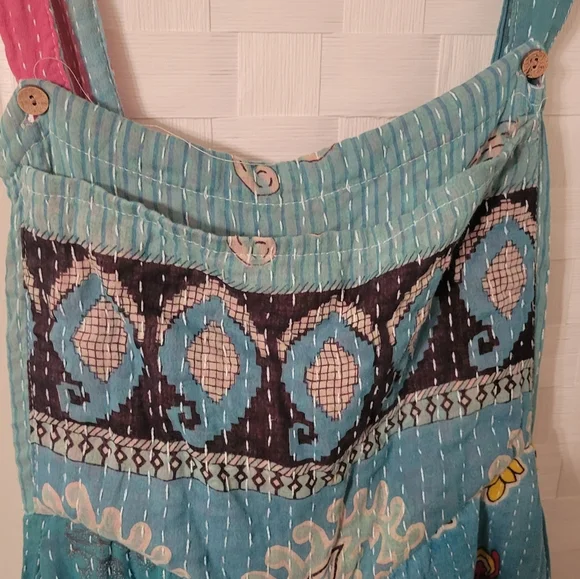 Kantha Bae Cotton Bib Jumpsuit - Picture 3 of 8